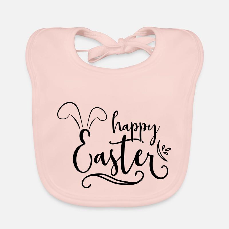 Frohe Ostern Baby Bio-Lätzchen