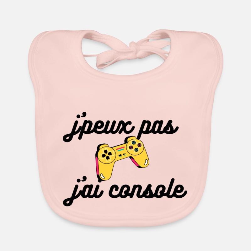 je peux pas j'ai console Bavoir bio Bébé
