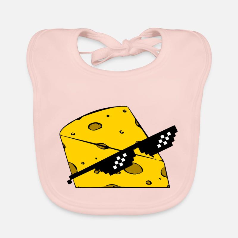 Cheese is boss Organic Baby Bibs