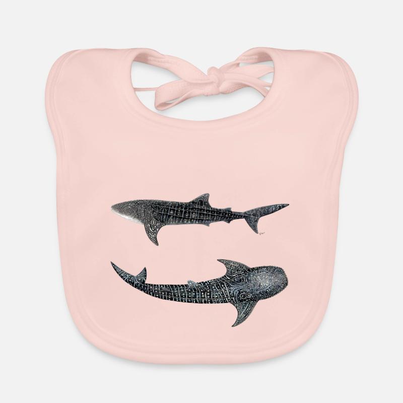 Requin baleine (Rhincodon typus) Bavoir bio Bébé
