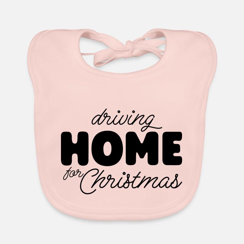 Noël à la maison Bavoir bio Bébé