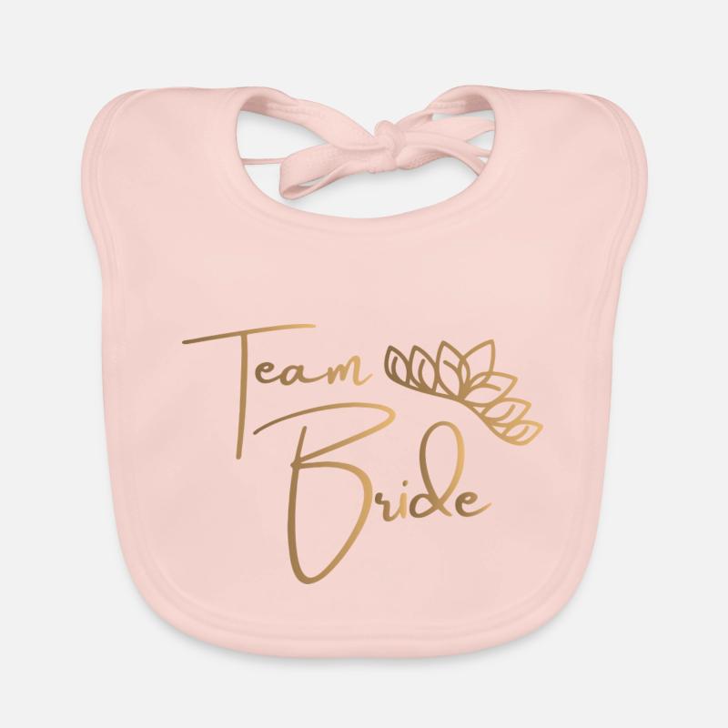 Team Bride - Bachelor Party Organic Baby Bibs
