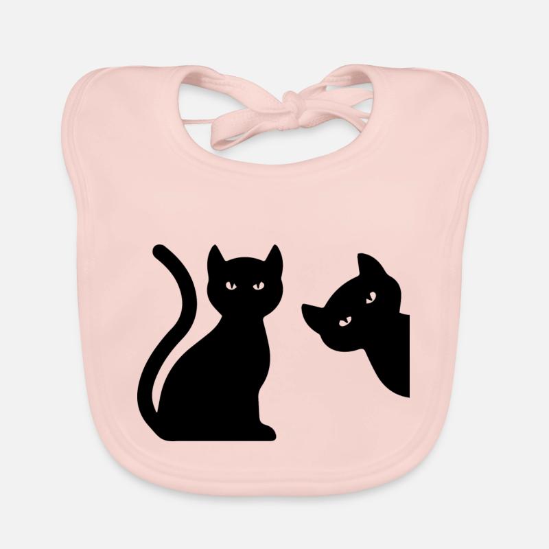 Chat Katze Bavoir bio Bébé