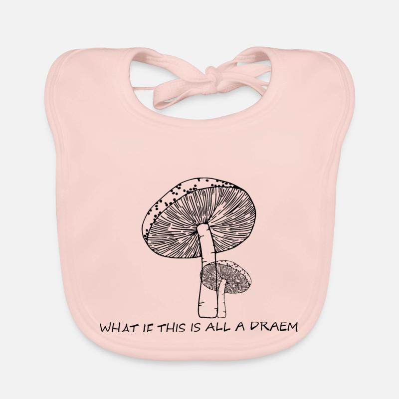 Champignons psychédéliques / psychédéliques Bavoir bio Bébé