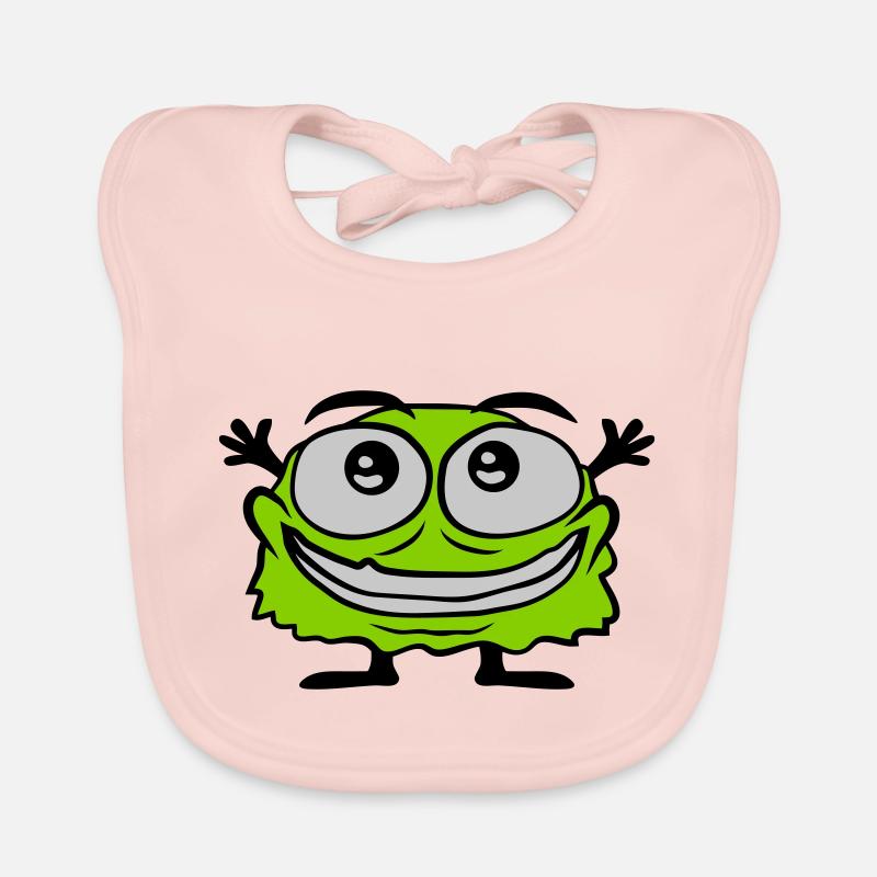 Petit monstre poilu mignon Bavoir bio Bébé