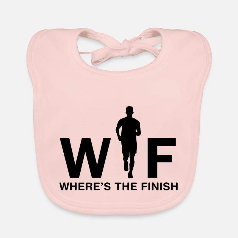 Course de marathon Bavoir bio Bébé