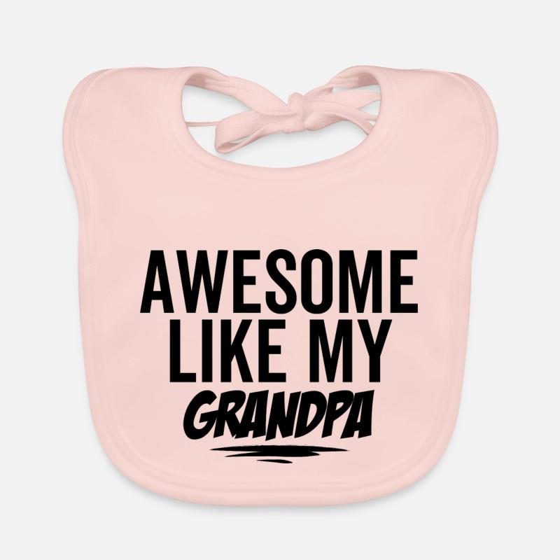 Génial comme mon grand-père Bavoir bio Bébé