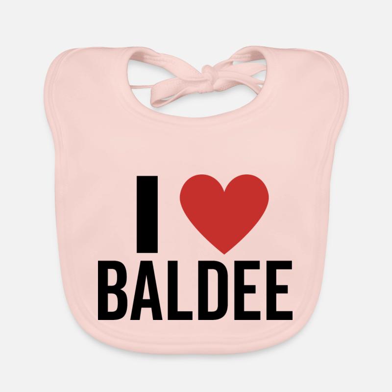 Ich liebe Baldee Baby Bio-Lätzchen