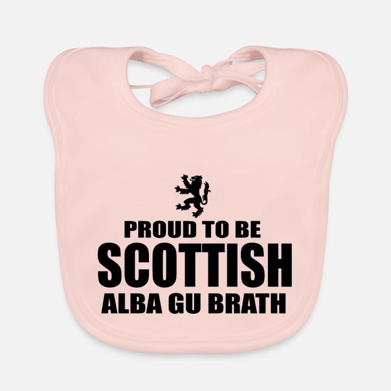 Fier d’être écossais Bavoir bio Bébé