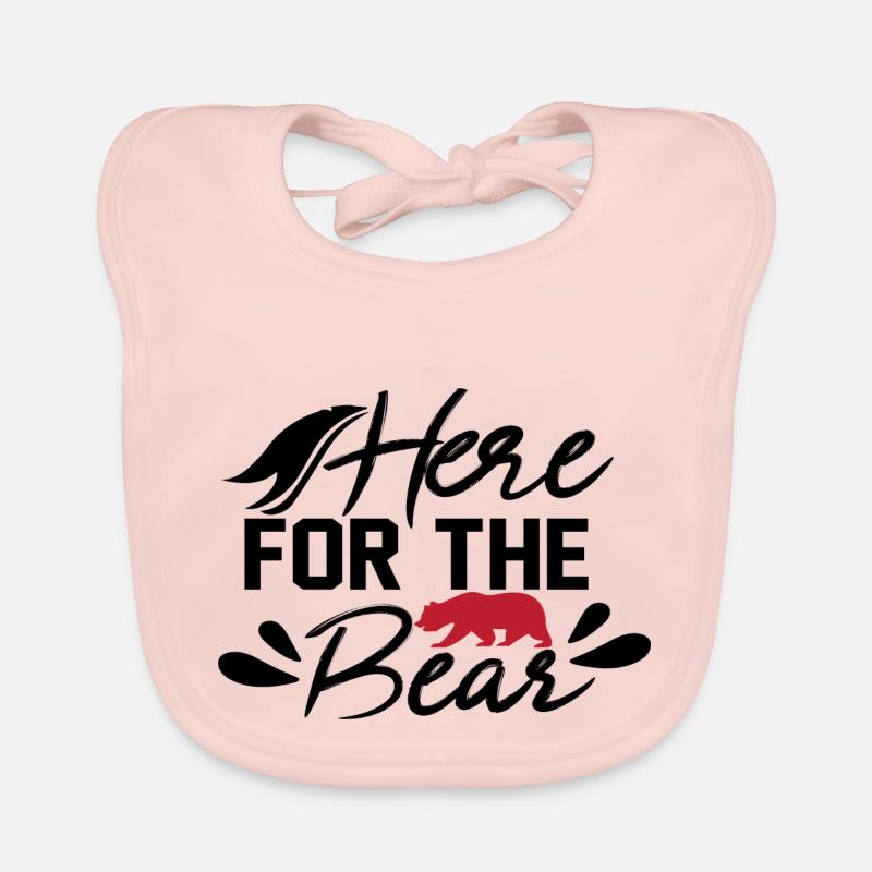 Here for the Bear Organic Baby Bibs
