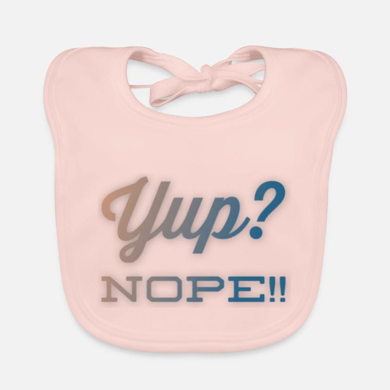 Oui? Non!! NOUVEAU grand design par Maximum Design #MD Bavoir bio Bébé