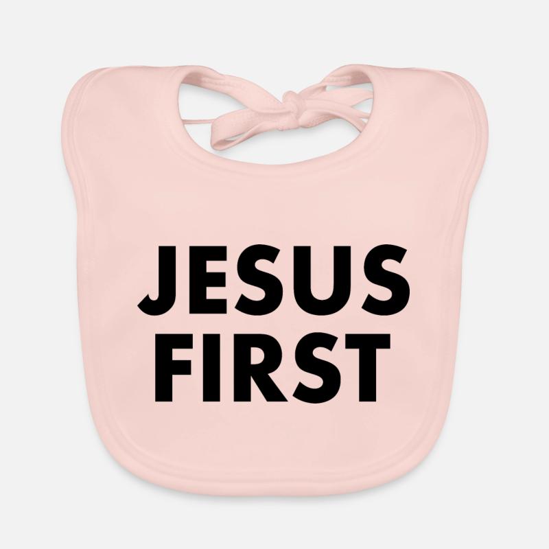 Jesus first Baby Bio-Lätzchen