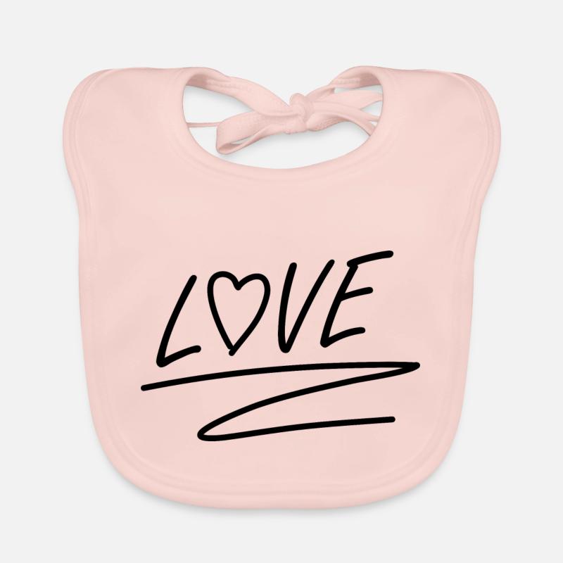 Amour Bavoir bio Bébé