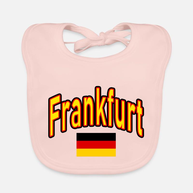 Francfort drapeau allemand Bavoir bio Bébé