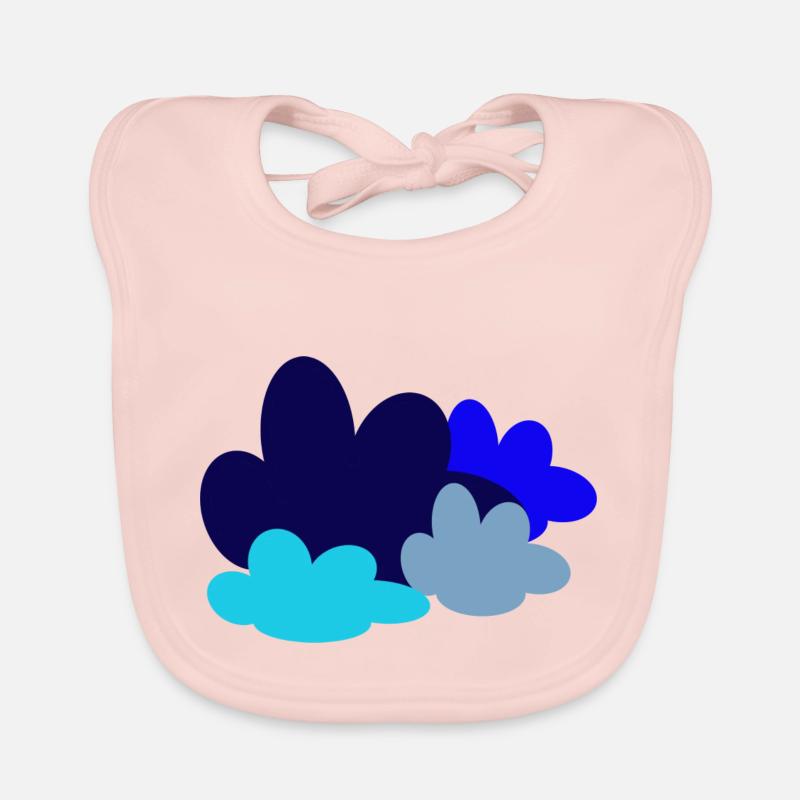 Conception de nuages Bavoir bio Bébé