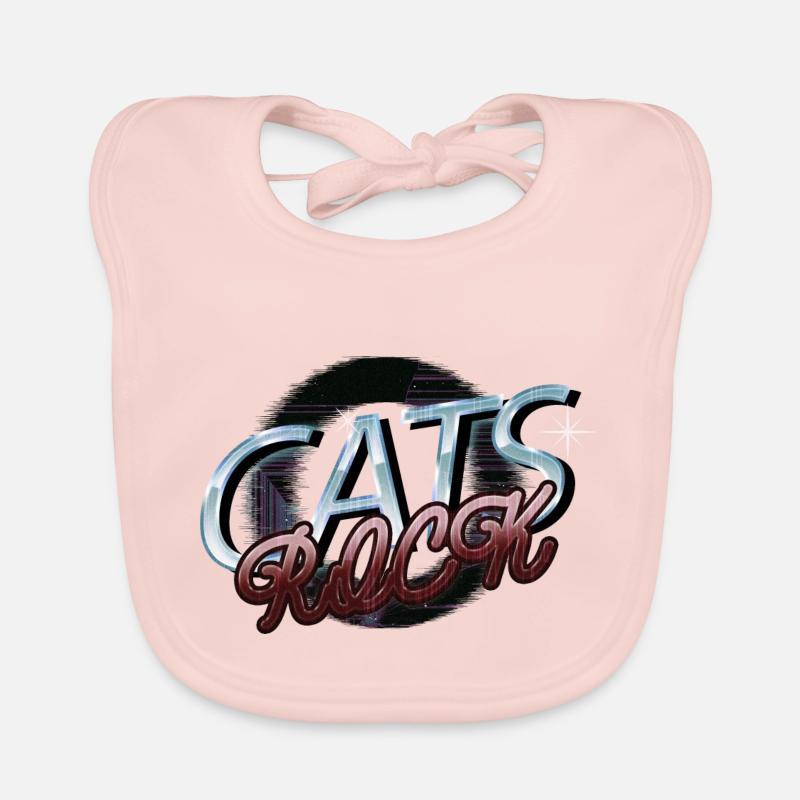 Joke chaton chat persan chat collage tshirts Bavoir bio Bébé