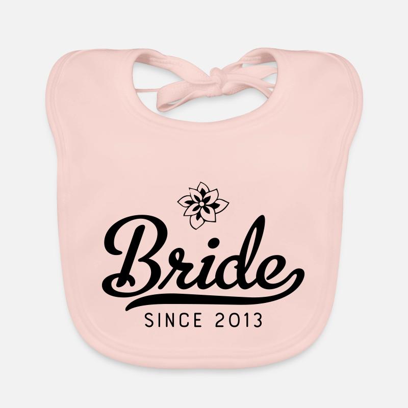 Bride since 2013 Organic Baby Bibs
