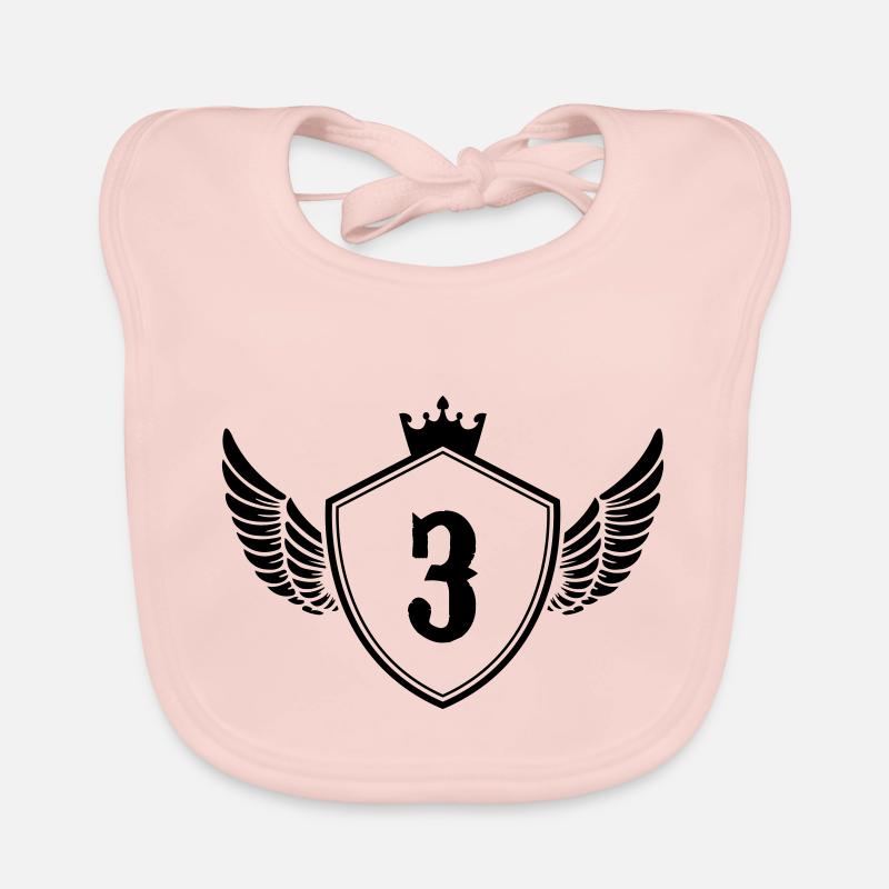 wappen 3 Baby Bio-Lätzchen