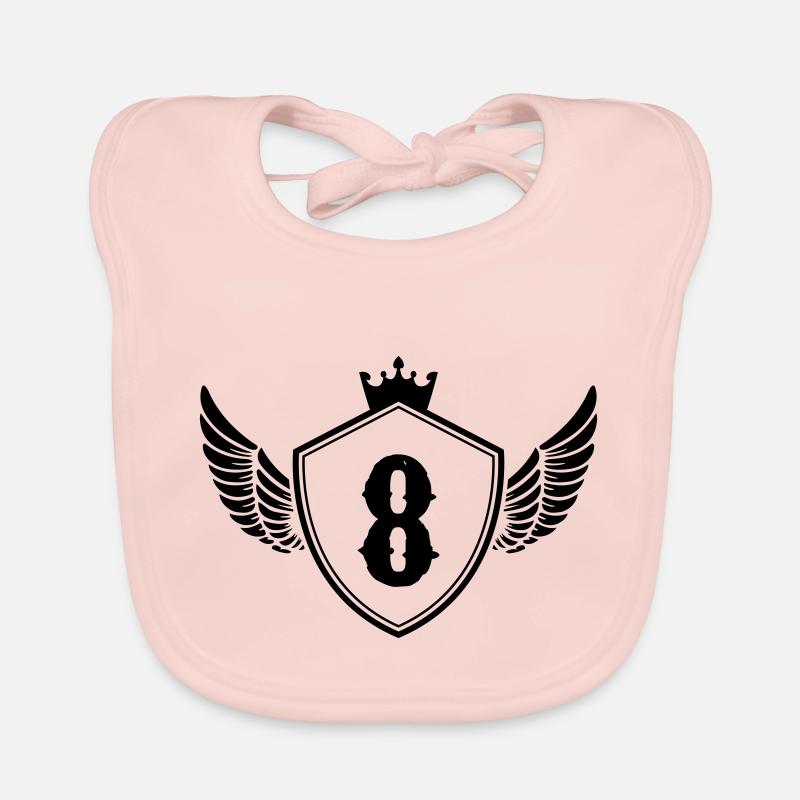 wappen 8 Baby Bio-Lätzchen