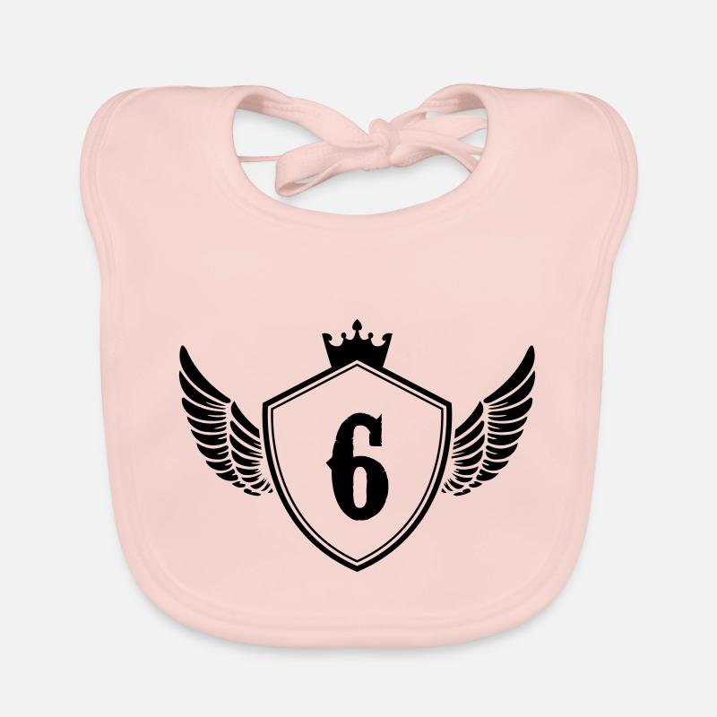 wappen 6 Baby Bio-Lätzchen