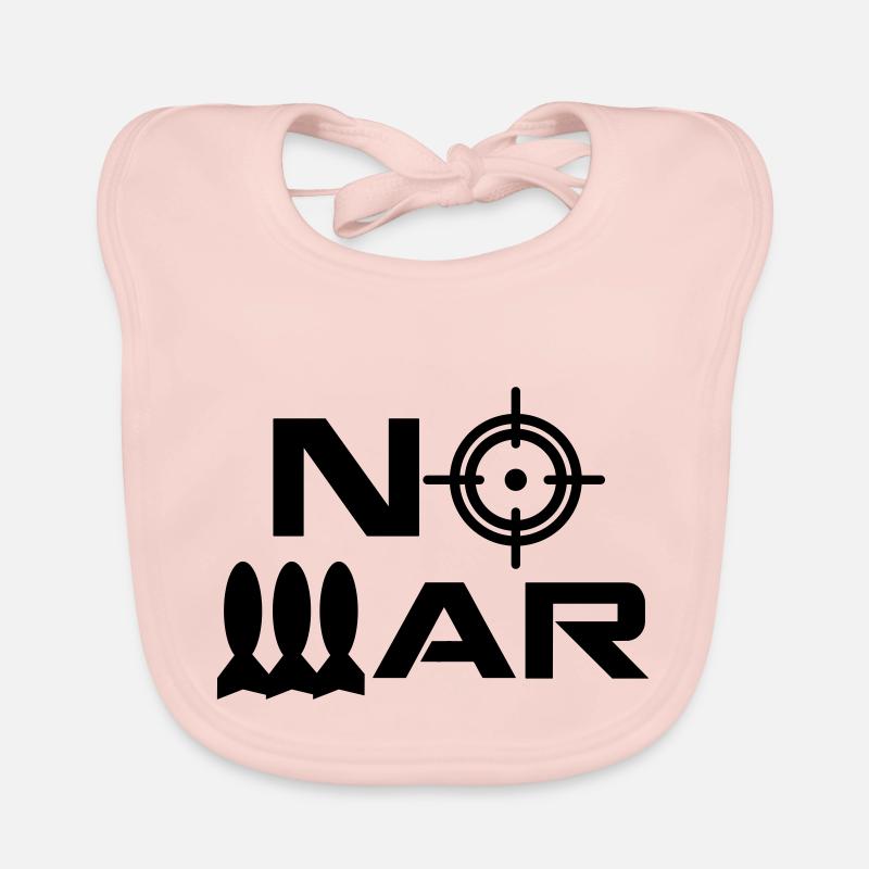 no war 01 Bavoir bio Bébé