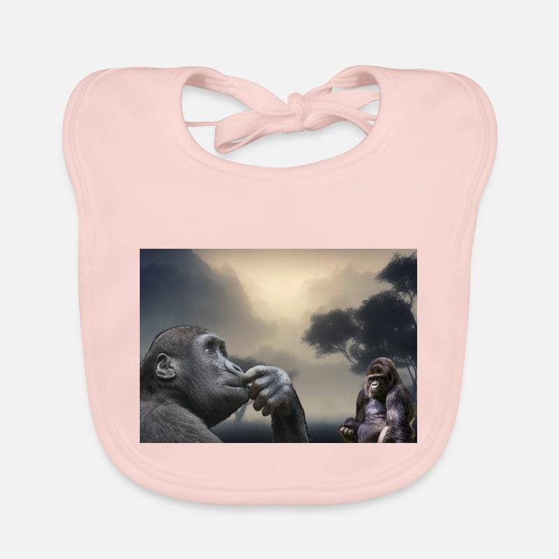 Gorilles Bavoir bio Bébé