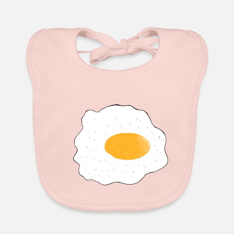 Fried egg Organic Baby Bibs