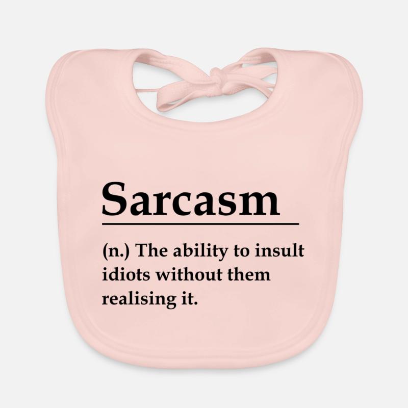 Sarkasmus Baby Bio-Lätzchen