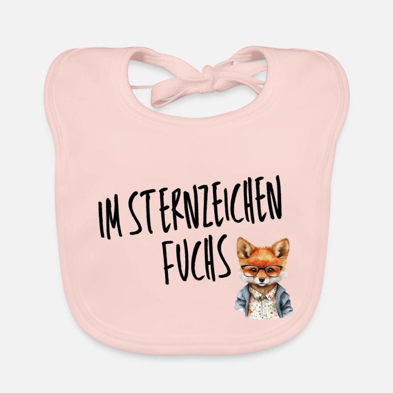 Im Sternzeichen Fuchs – Charmant & Schlau Vers.2 Baby Bio-Lätzchen