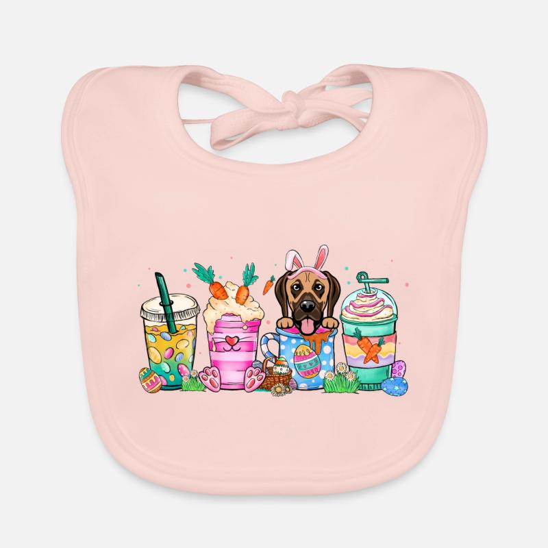 Dog coffee easter greatdane 4500x5400Great Dane Do Organic Baby Bibs