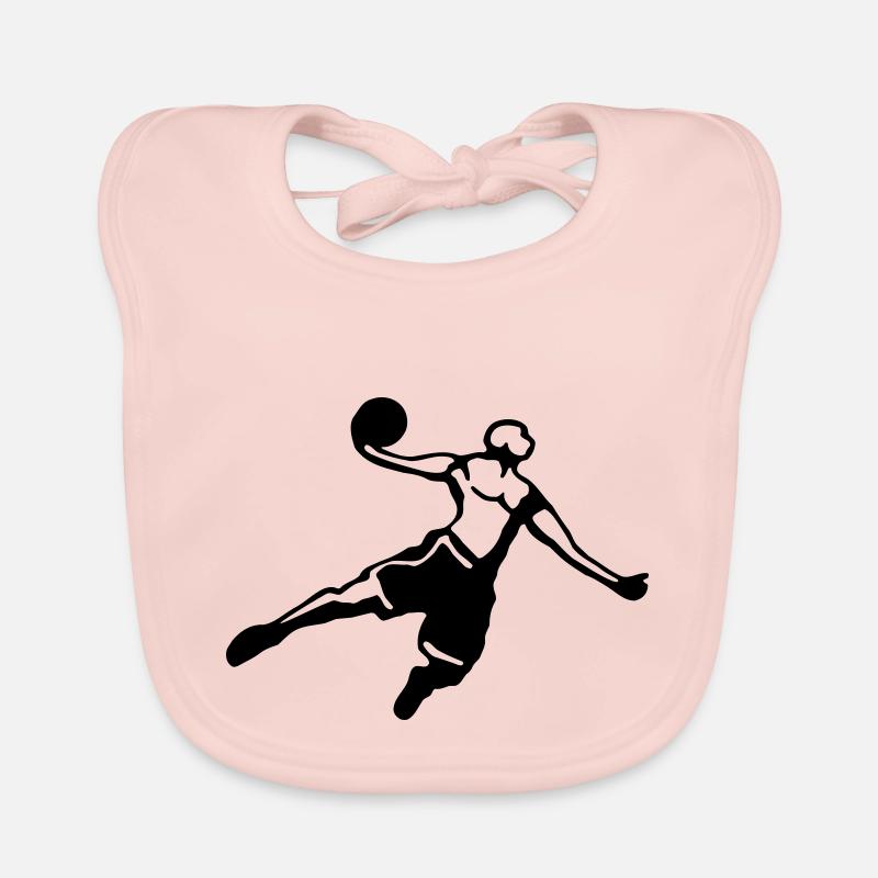 Basketball Slam Dunk Dunkin Baby Bio-Lätzchen