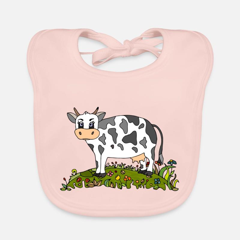 Vache Bavoir bio Bébé