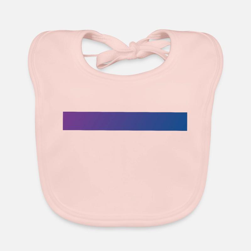 Gradient Purple & Blue Organic Baby Bibs