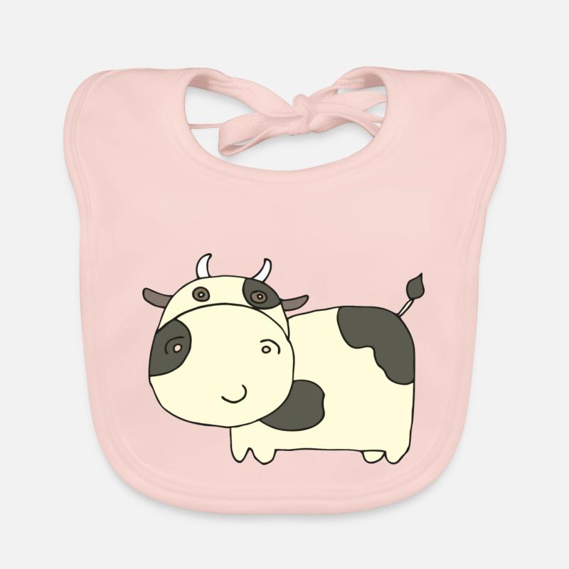 Vache sucrée Bavoir bio Bébé