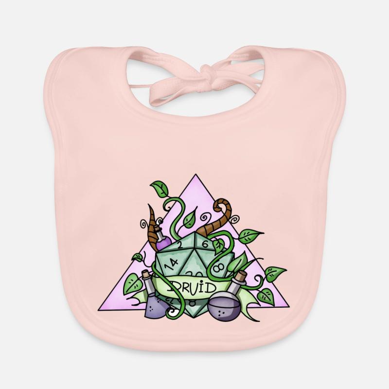 Druid | RPG | Magical | Nerdy Stuff | Handmade | Organic Baby Bibs