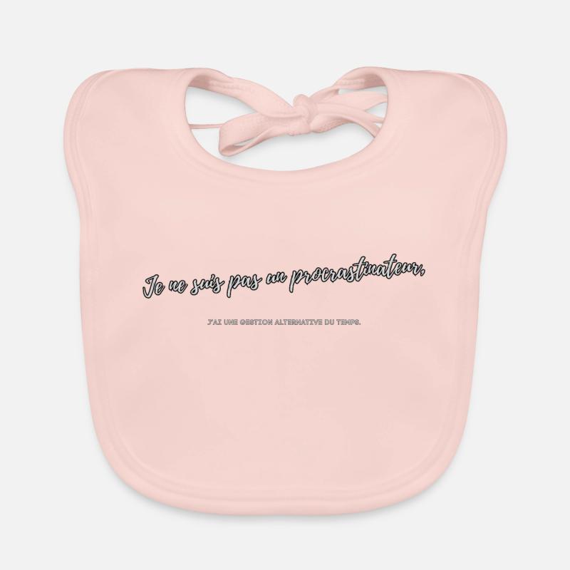 Procrastinator Organic Baby Bibs