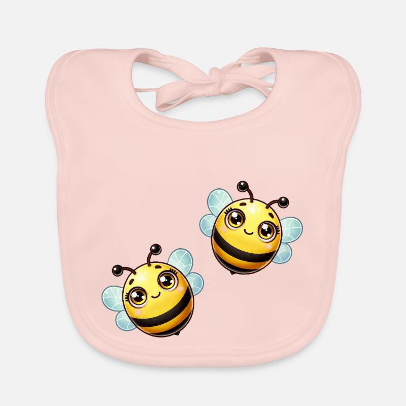 Bande dessinée abeille Bavoir bio Bébé