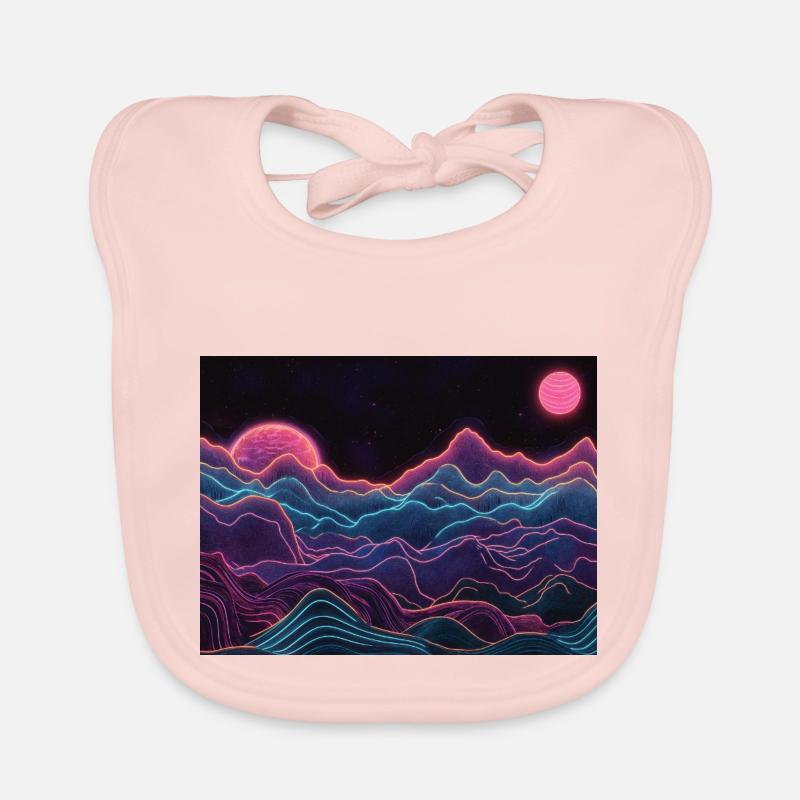 Neon Bavaglino ecologico per neonato