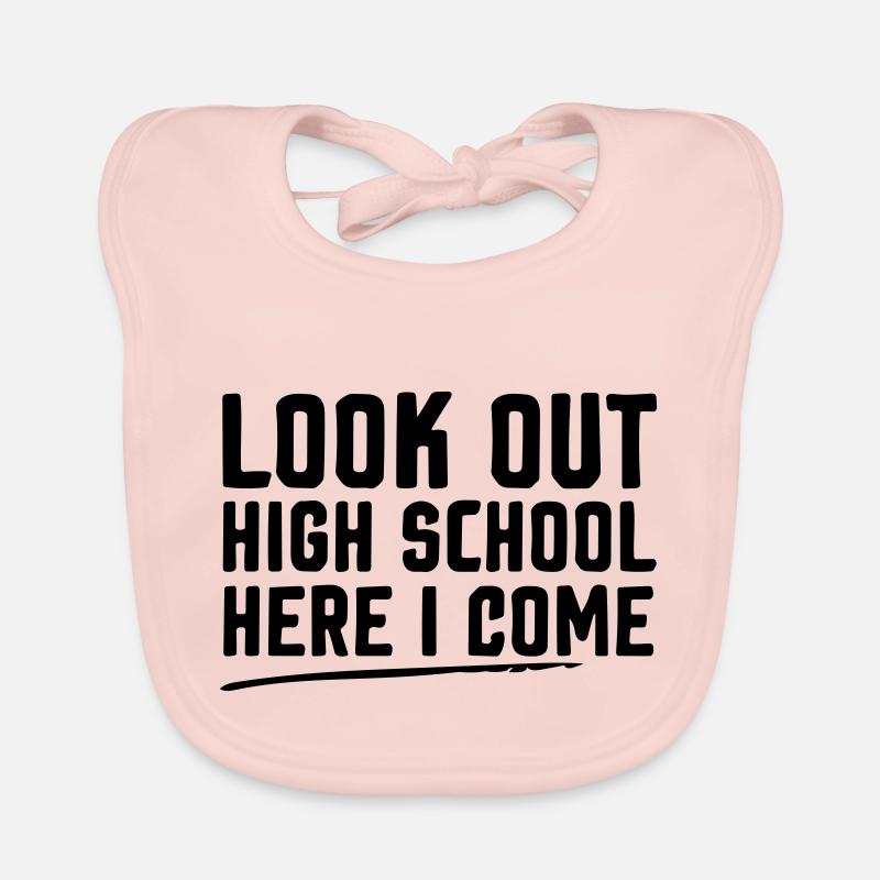 Attention lycée, j'arrive Bavoir bio Bébé