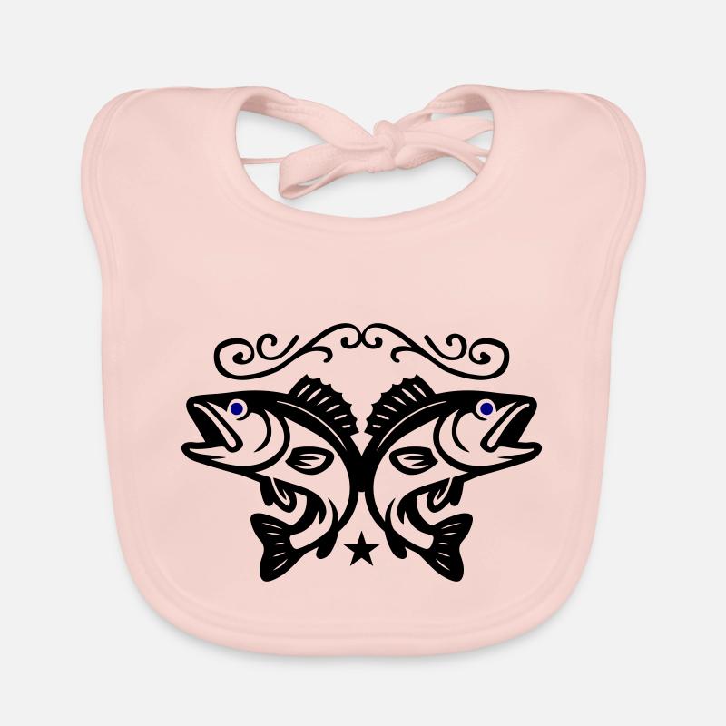 Icône Poissons Bavoir bio Bébé