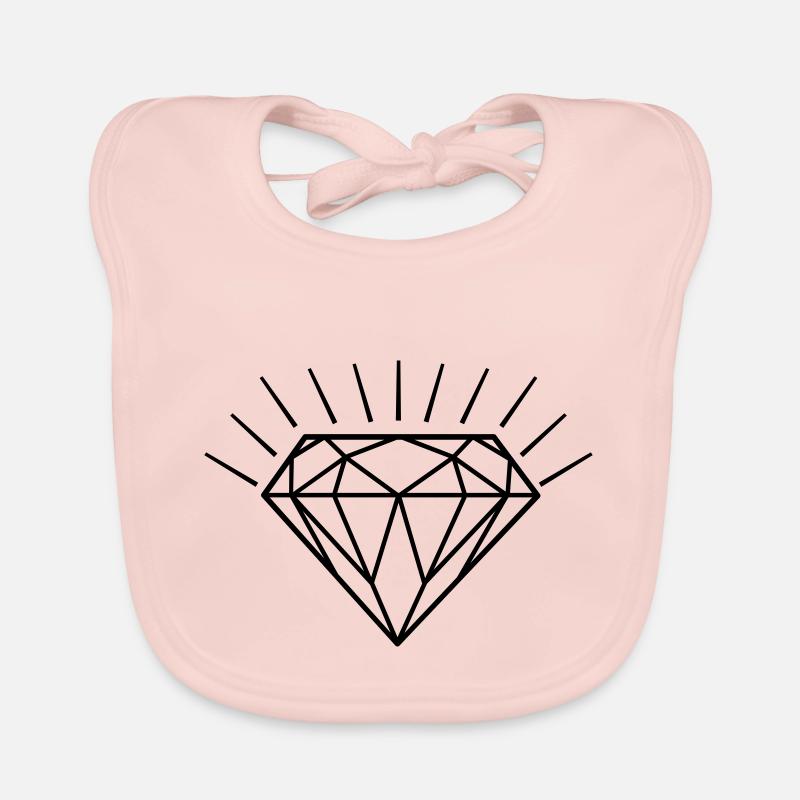 Big Diamond Bavoir bio Bébé