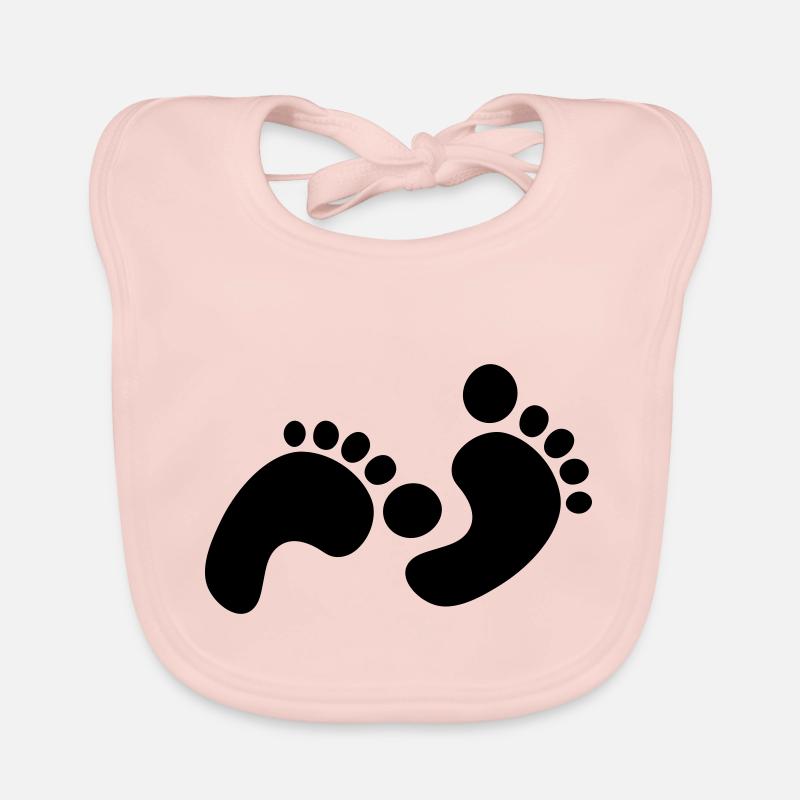footprints Bavoir bio Bébé