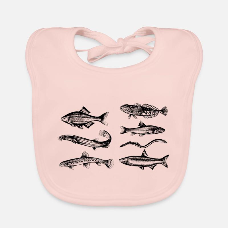 Fische Baby Bio-Lätzchen