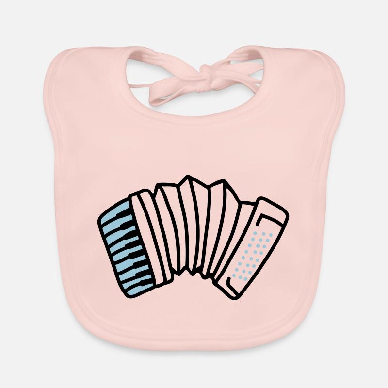 Akkordeon Baby Bio-Lätzchen