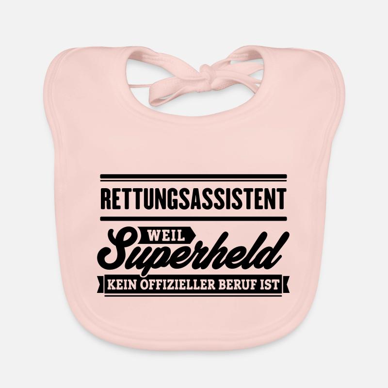Superheld Rettungsassistent Baby Bio-Lätzchen
