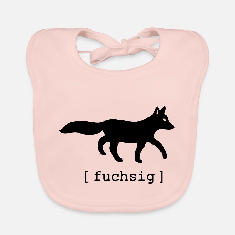 Fuchs fuchsig wild tier Baby Bio-Lätzchen