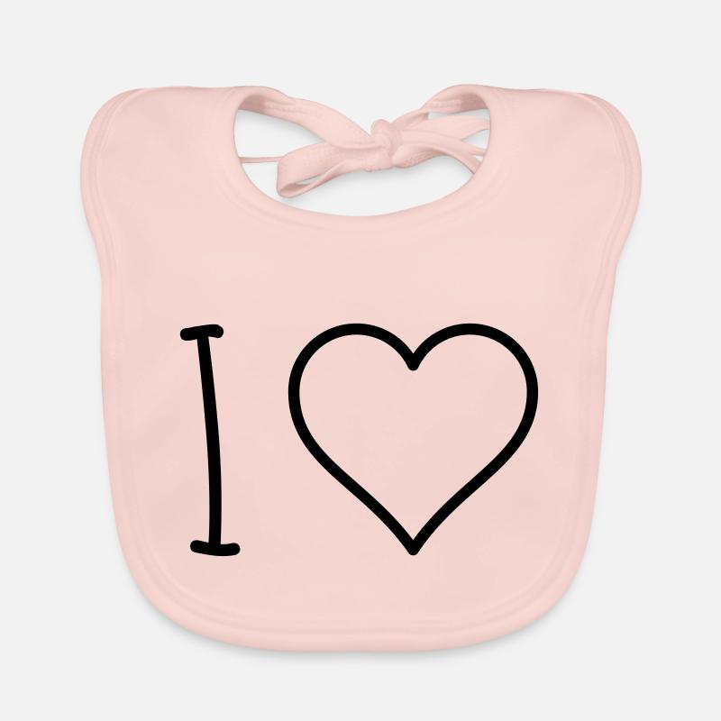 I Love Baby Bio-Lätzchen