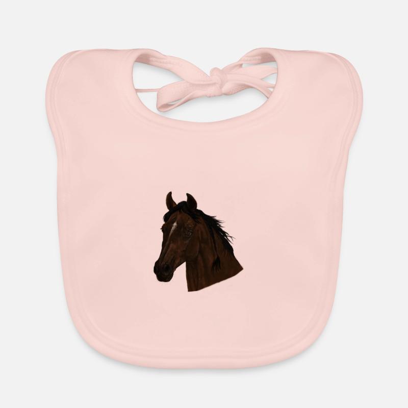 Cheval Bavoir bio Bébé