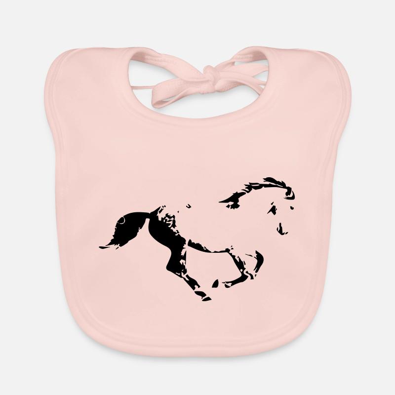 pferd Baby Bio-Lätzchen