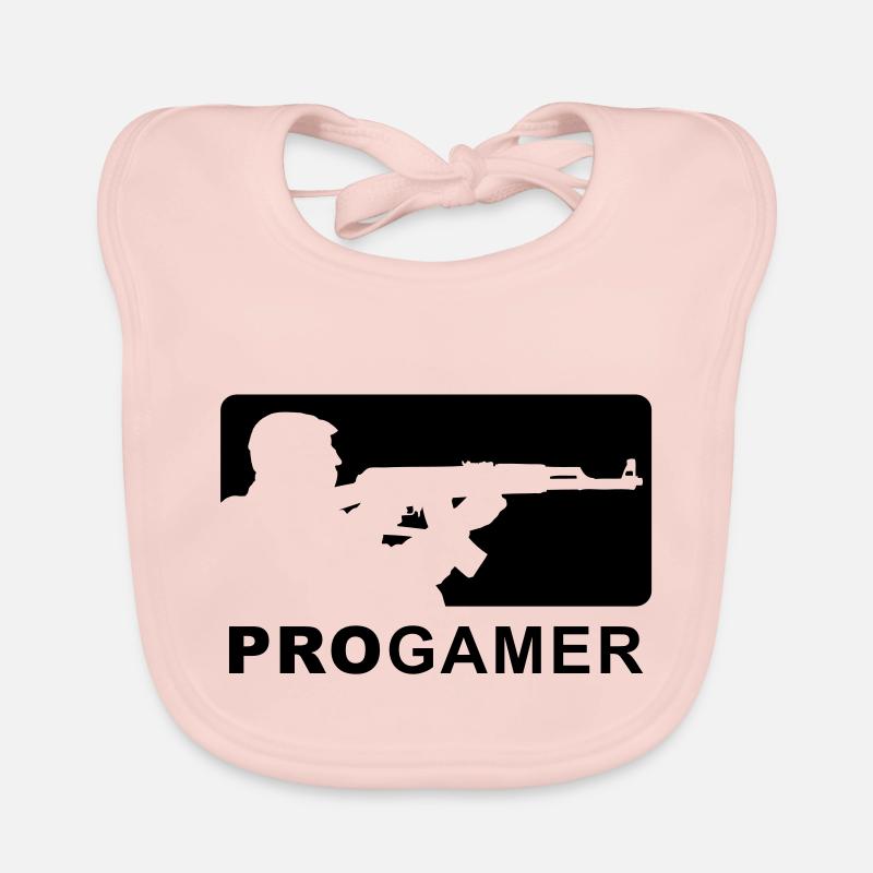 progamer - Bavoir bio Bébé - rose